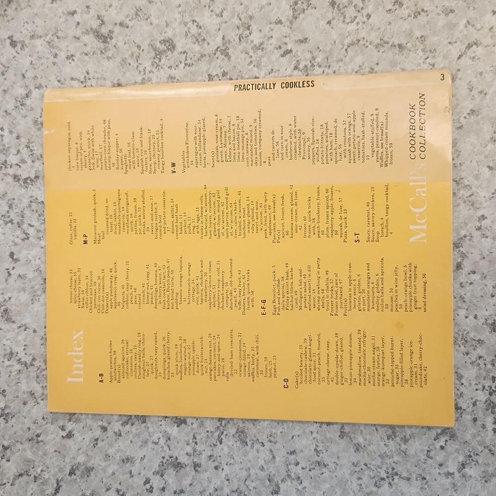 Vintage McCalls Practically Cookless Cookbook - Picture 4 of 13